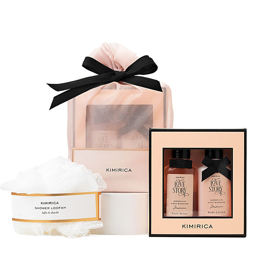 KIMIRICA Nothing But Love Story Gardenia & Night Blooming Duo Potli Gift Set