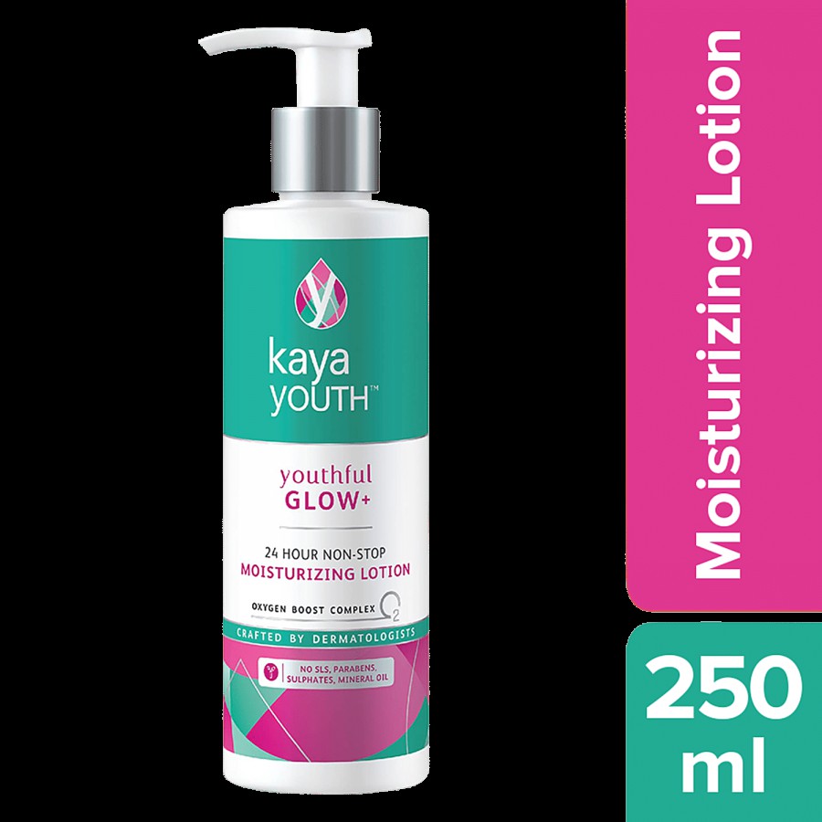 Kaya Youth Youthful Glow+ 24 Hour Non-Stop Moisturizing Lotion - Oxygen Boost Complex