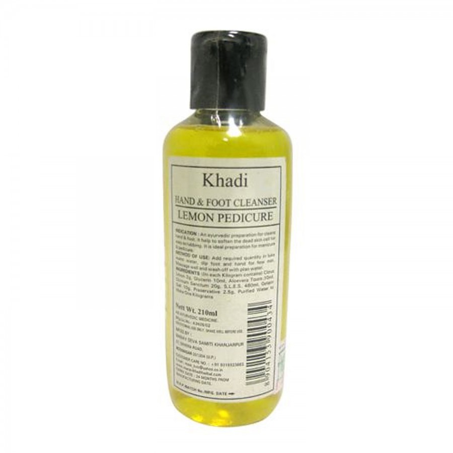 Khadi Hand & Foot Cleanser - Lemon Pedicure