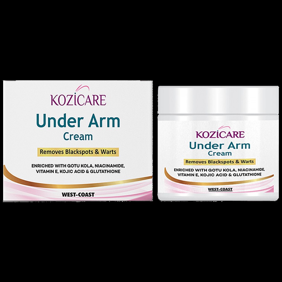 Kozicare Under Arm Cream For Remove Black Spots & Warts