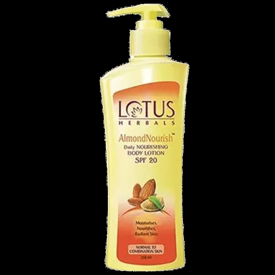 Lotus Herbals AlmondNourish SPF 20 Daily Nourishing Body Lotion - Normal to Combination Skin