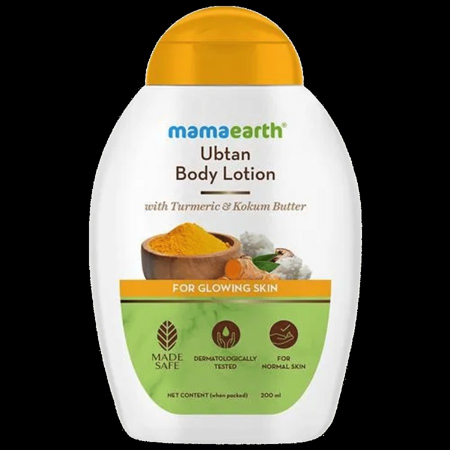 Mamaearth Ubtan Body Lotion - With Turmeric & Kokum Butter