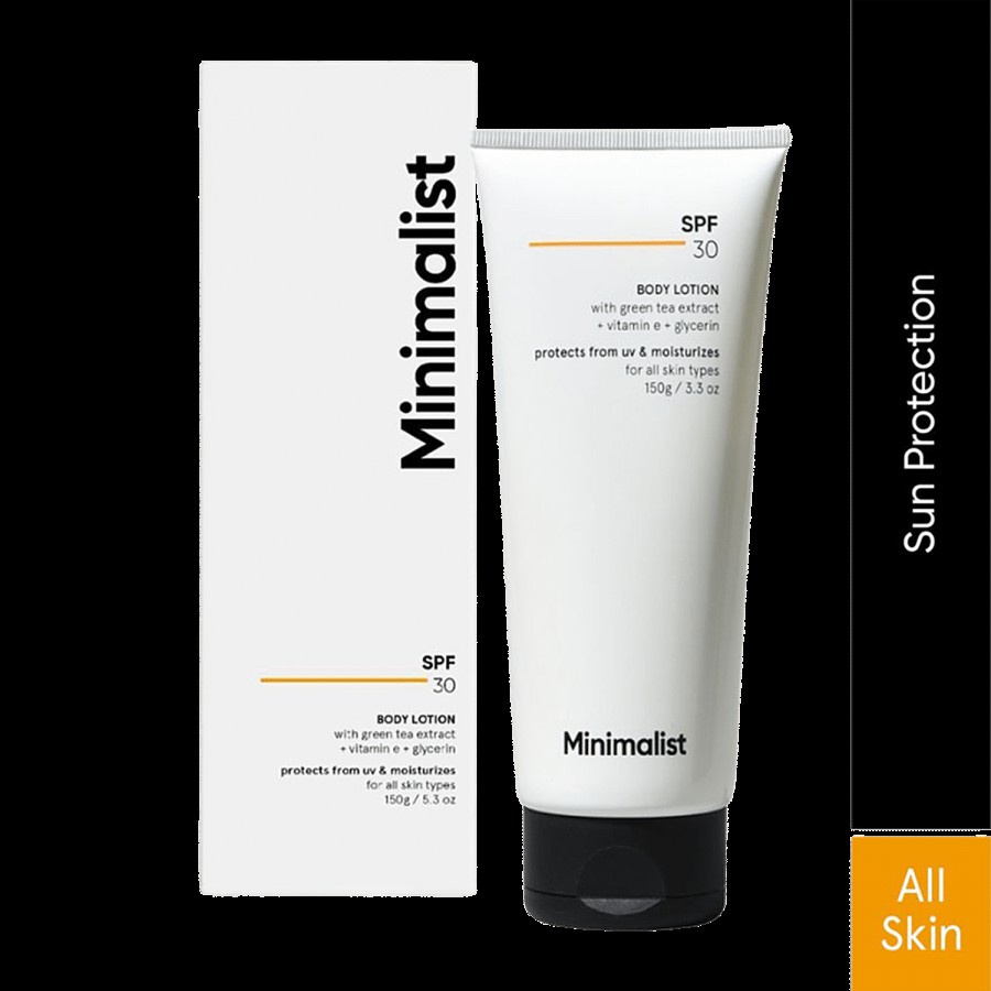 Minimalist SPF 30 Body Lotion - With Vitamin E