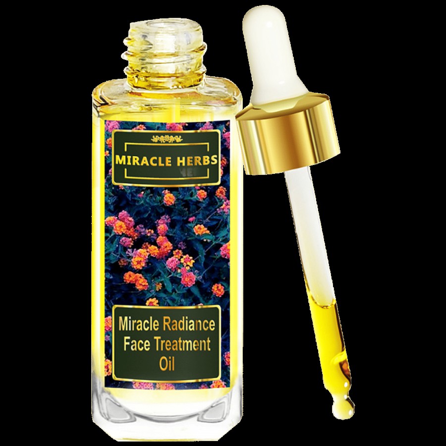 Miracle Herbs India Radiance Face Treatment Oil - Multivitamin Complex