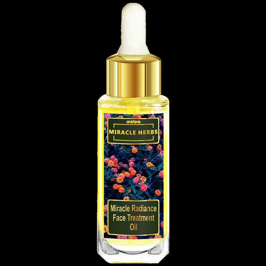 Miracle Herbs India Radiance Face Treatment Oil - Multivitamin Complex