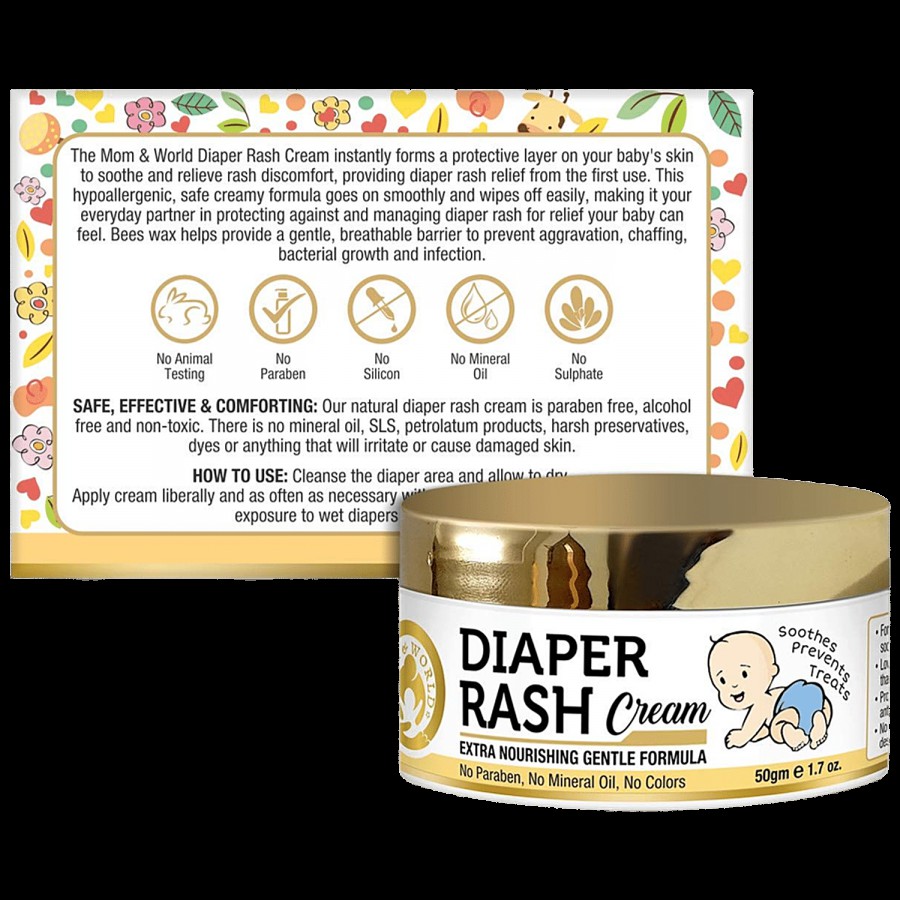 Mom & World Diaper Rash Cream