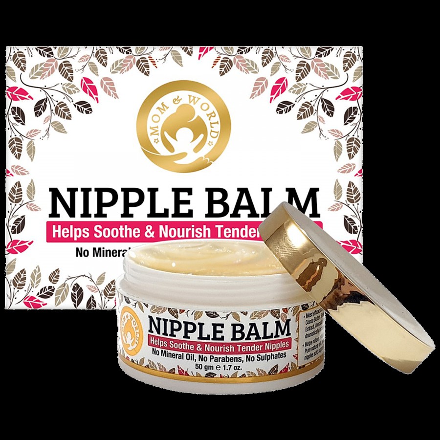 Mom & World Nipple Balm - Shea & Cocoa Butter