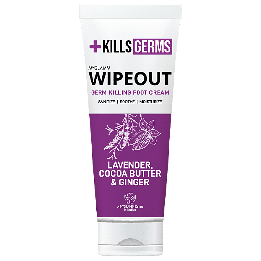 MyGlamm Wipeout Germ Killing Foot Cream - Lavender