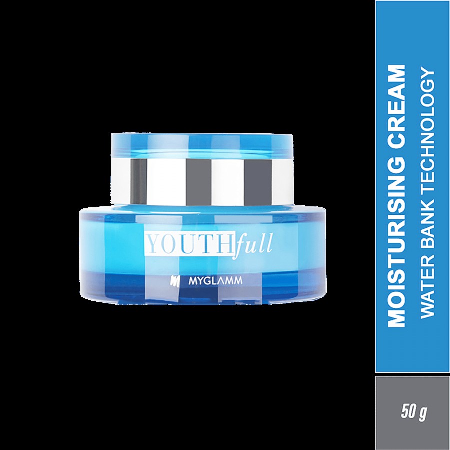 MyGlamm MyGlamm YOUTHfull- Hydrating Moisturising Cream With Water Bank Technology -50gm