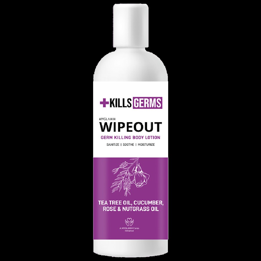 MyGlamm Wipeout Germ Killing Body Lotion - Tea Tree Oil