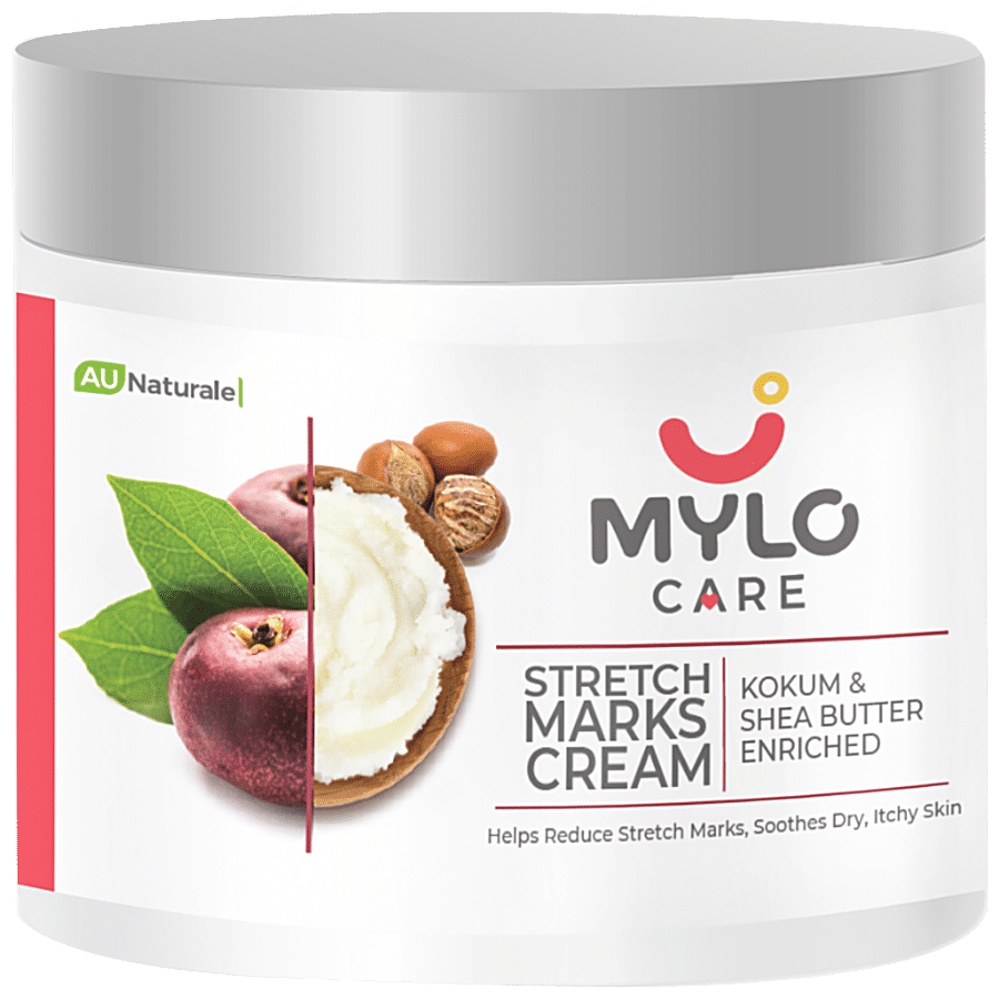 Mylo Care Stretch Marks Cream - Shea Butter & Kokum Enriched