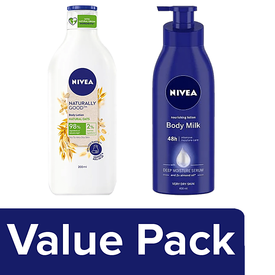 NIVEA Almond Oil & Oats Body Lotion For Dry Skin