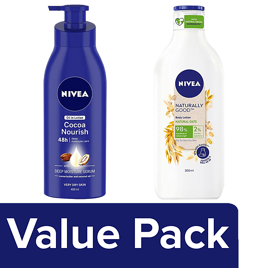 NIVEA Body Moisturisation With Cocoa & Oats