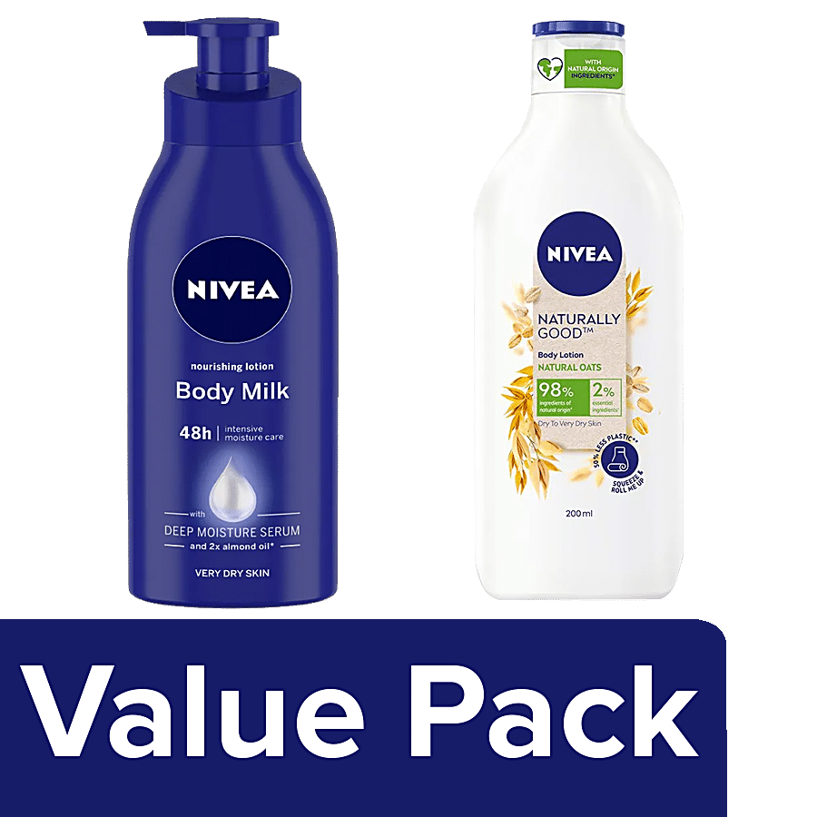 NIVEA Body Moisturisation With Oats & Almond Oil