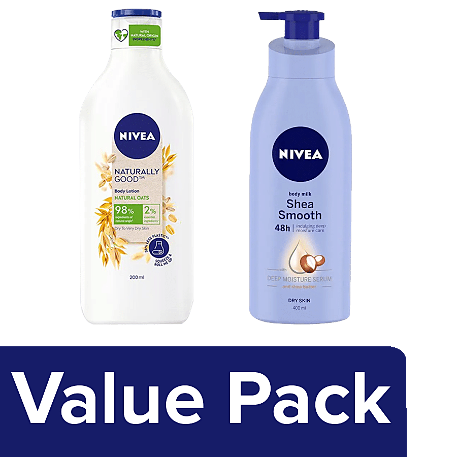 NIVEA Shea & Oats Body Lotion For Dry Skin