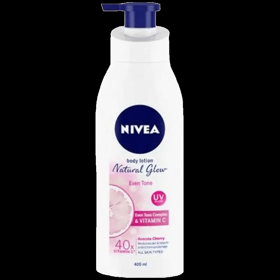 NIVEA Natural Glow Body Lotion - Even Tone Complex & 40X Vitamin C