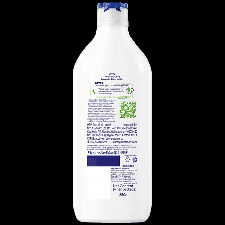 NIVEA Naturally Good Body Lotion - For Dry Skin