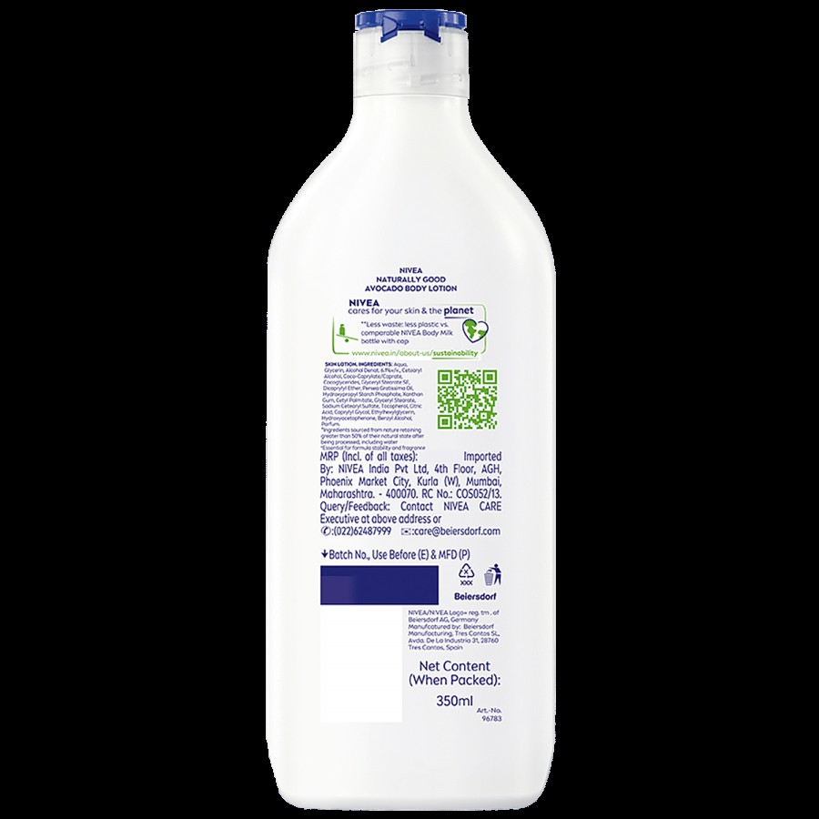 NIVEA Naturally Good Body Lotion - For Normal To Dry Skin