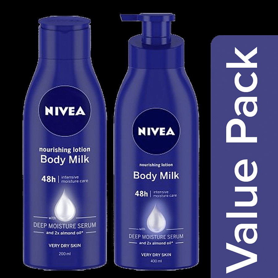 NIVEA Nourish Body Milk (400+200ml)