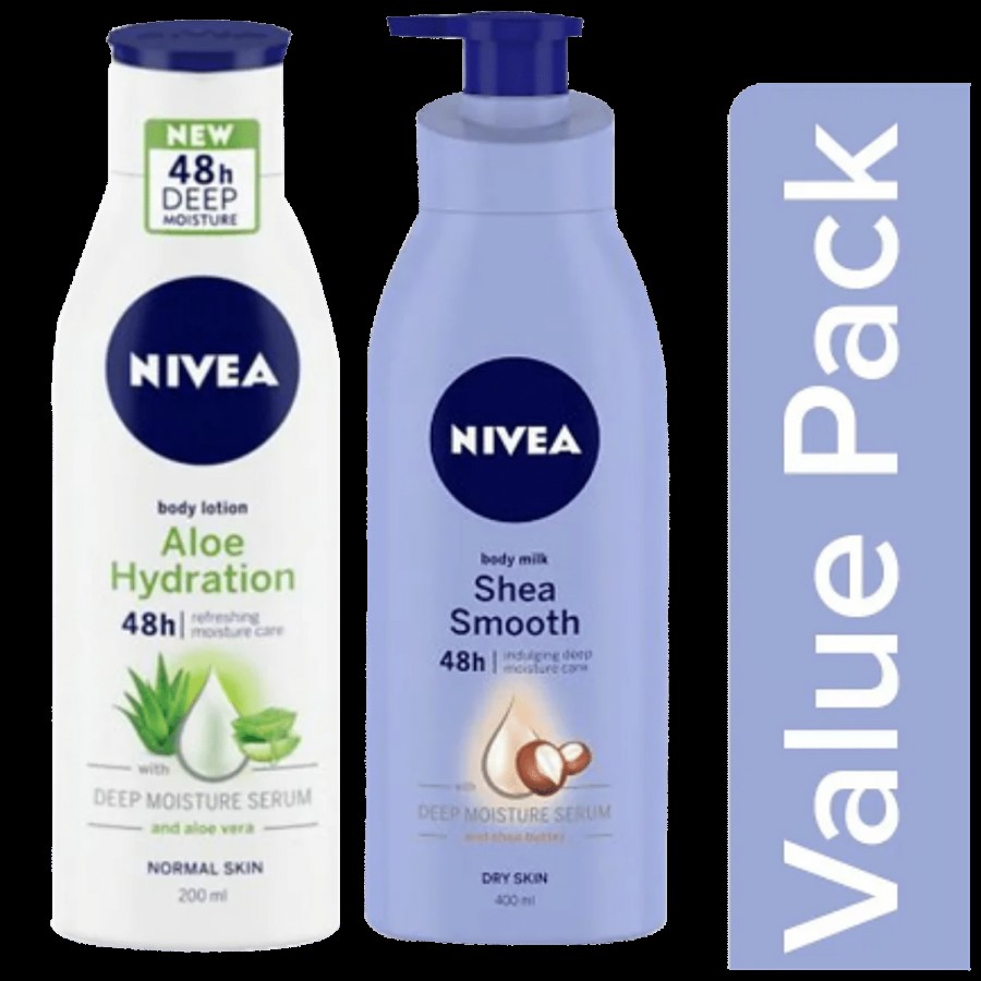 NIVEA Shea Smooth 400 ml+ Aloe 200 ml