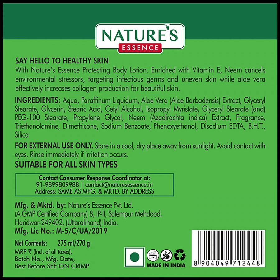 Natures Essence Protecting Body Lotion - 2-In-1 Moisturising Shield