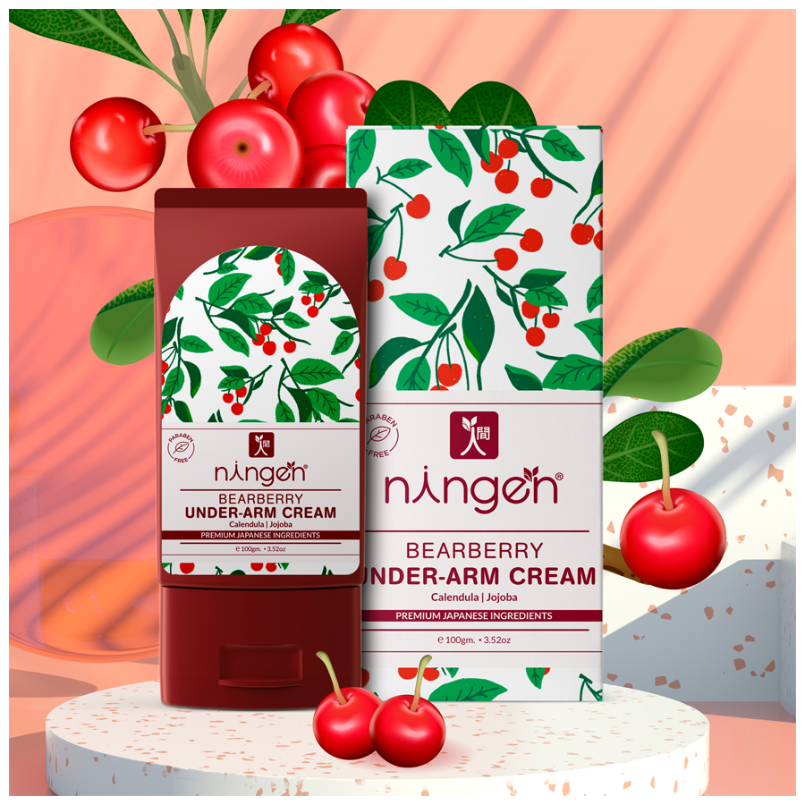 Ningen Bearberry Underarm Cream - Calendula & Jojoba