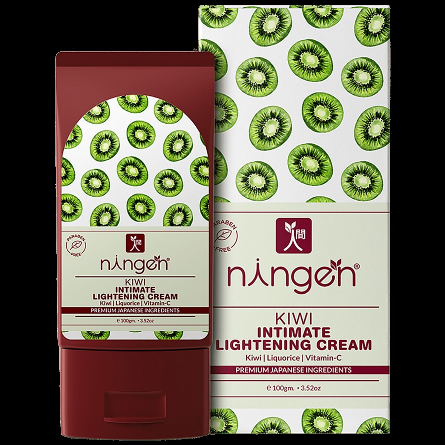 Ningen Kiwi Intimate Lightening Cream - Liquorice & Vitamin C