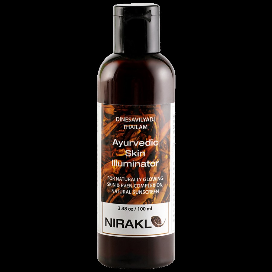 Nirakle Dinesavilyadi Thailam - Ayurvedic Skin Illuminator