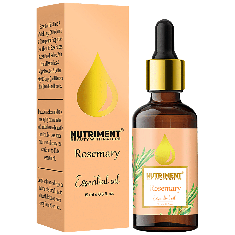 Nutriment Rosemary Essential Oil - Durable & Pronounced Smell