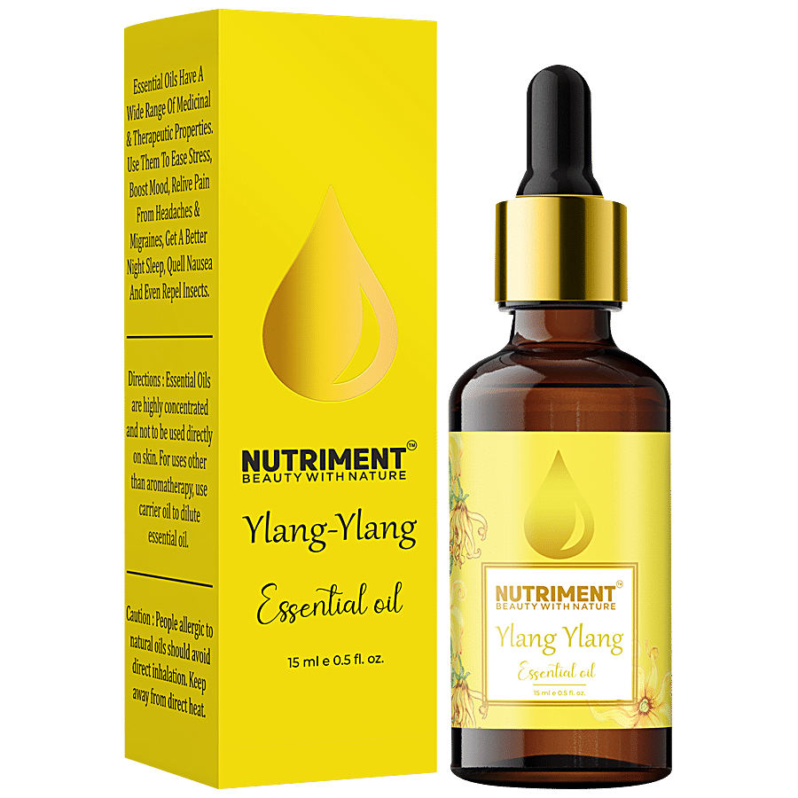 Nutriment Ylang-Ylang Essential Oil - Durable & Pronounced Smell