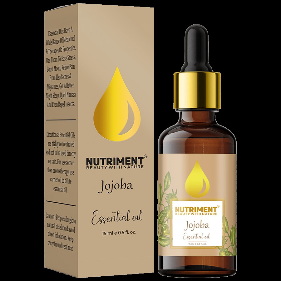 Nutriment Jojoba Essential Oil - Durable & Pronounced Smell