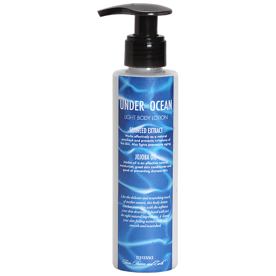 Nyassa Under The Ocean Light Body Lotion - Seaweed Extracts & Jojoba Oil