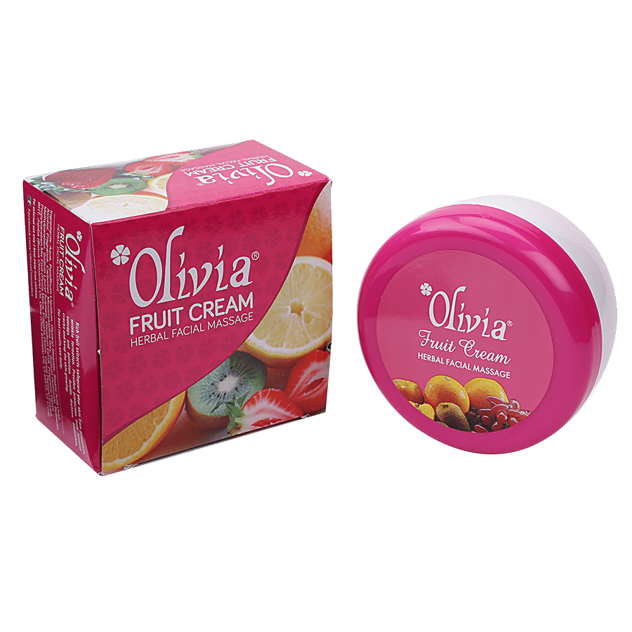 Olivia Facial Massage Fruit Cream - Herbal