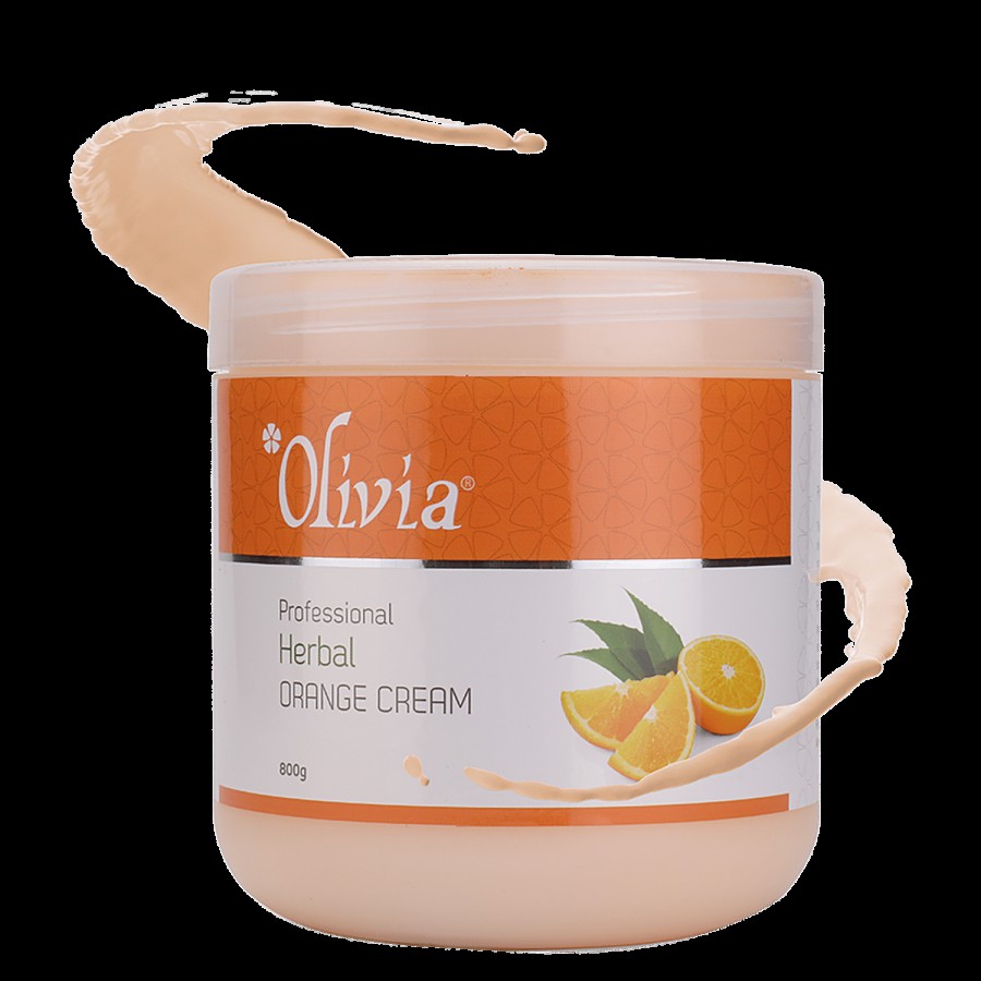 Olivia Professional Herbal Massage Cream - Orange