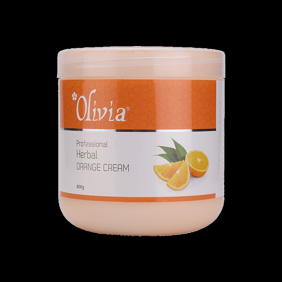 Olivia Professional Herbal Massage Cream - Orange