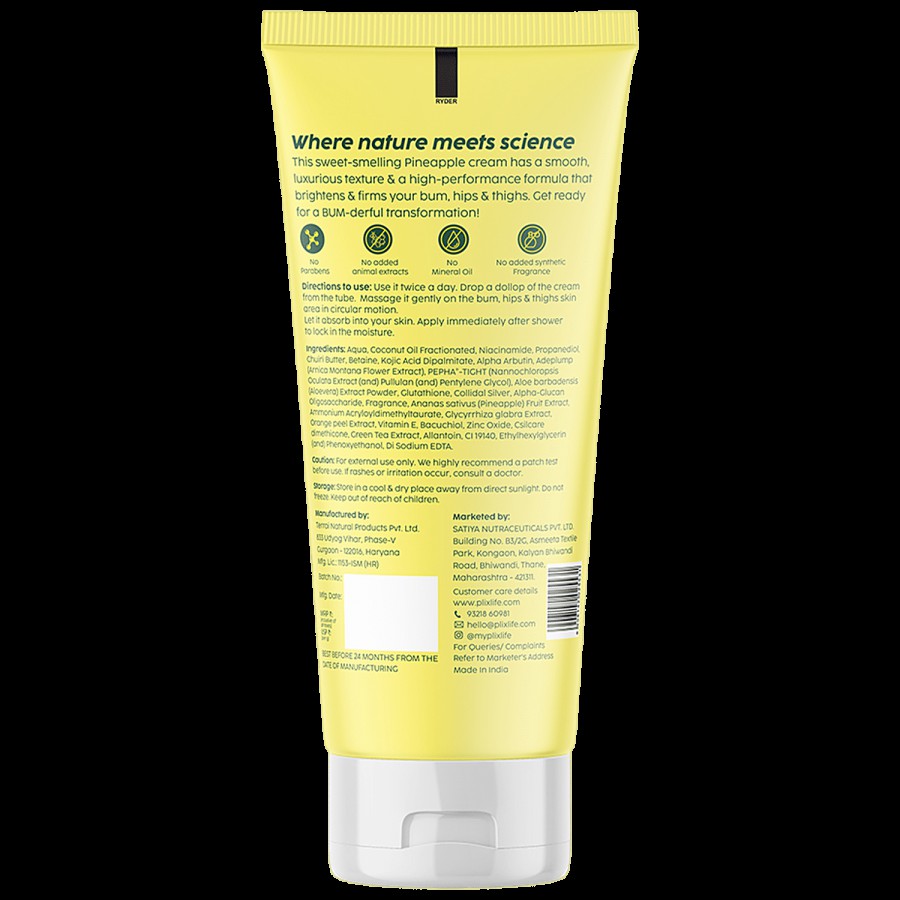 PLIX Pineapple Bright + Firm Polishing Cream - 3% Kojic Acid