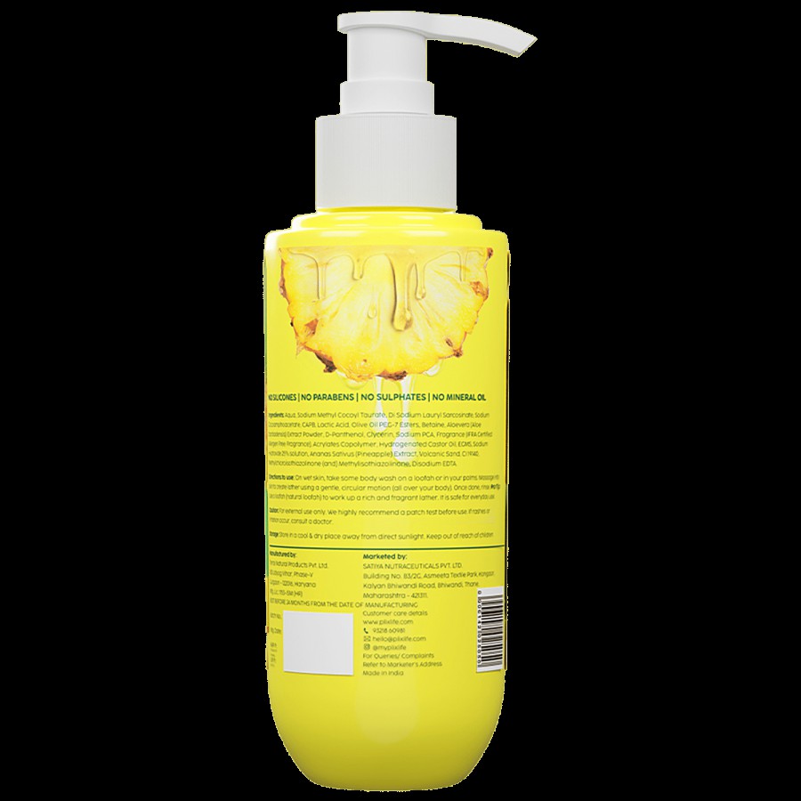 PLIX Pineapple Smooth Skin Juicy Body Wash - 5% Lactic Acid