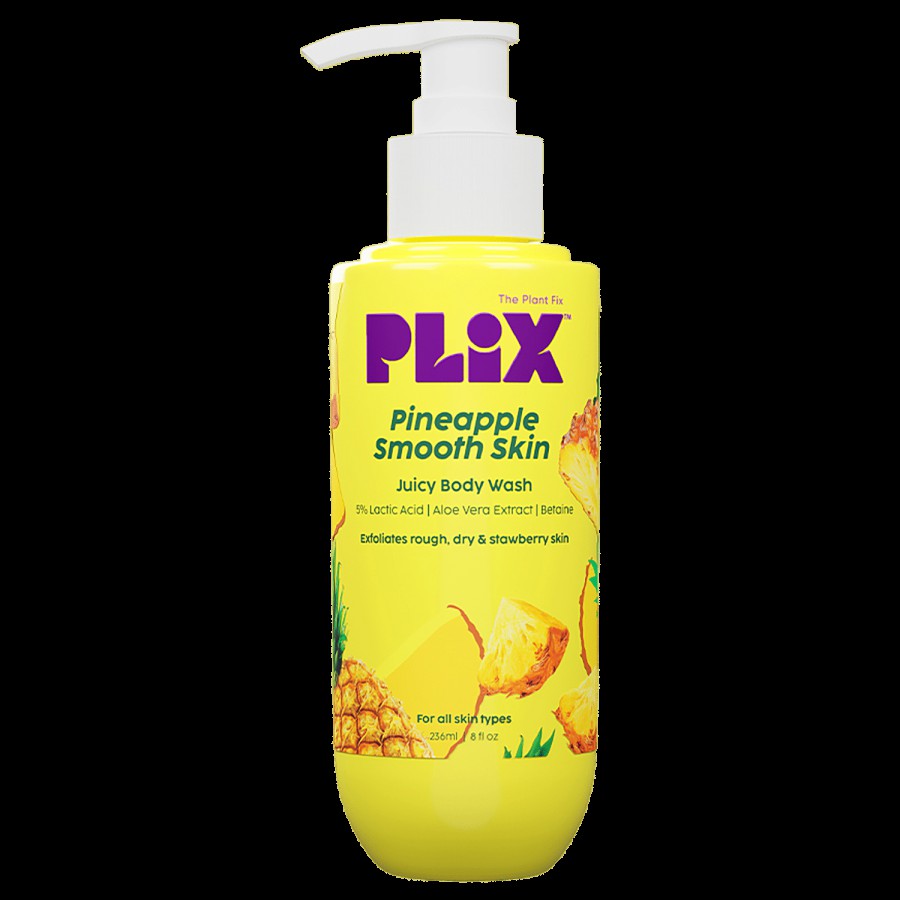 PLIX Pineapple Smooth Skin Juicy Body Wash - 5% Lactic Acid