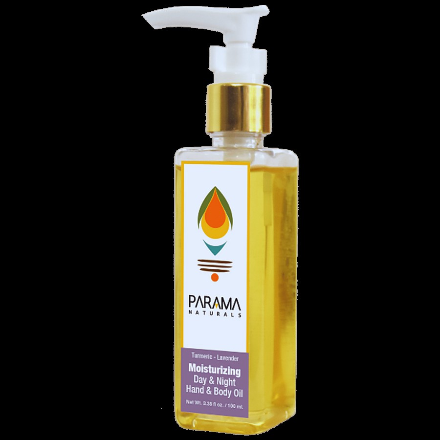 Parama Naturals Moisturizing Hand & Body Oil - Turmeric-lavender