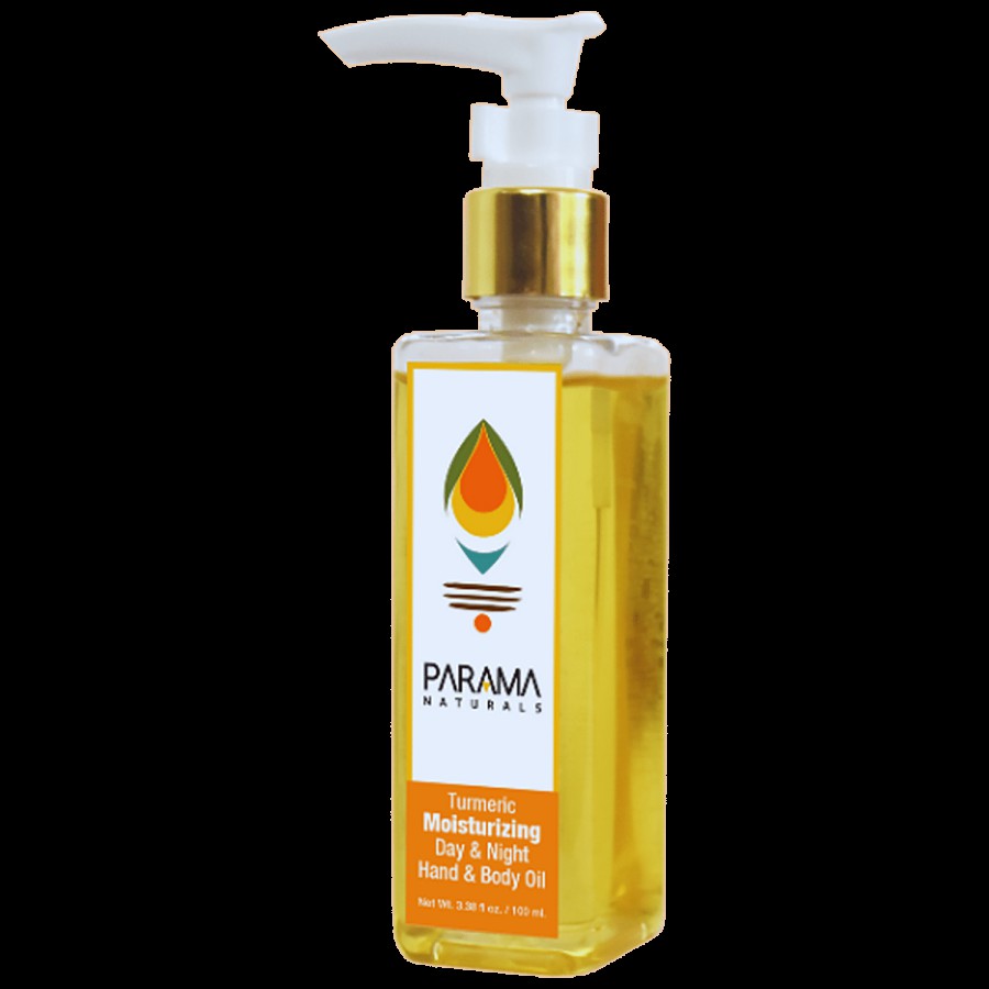 Parama Naturals Turmeric Moisturizing Day & Night Hand & Body Oil - Nourishing