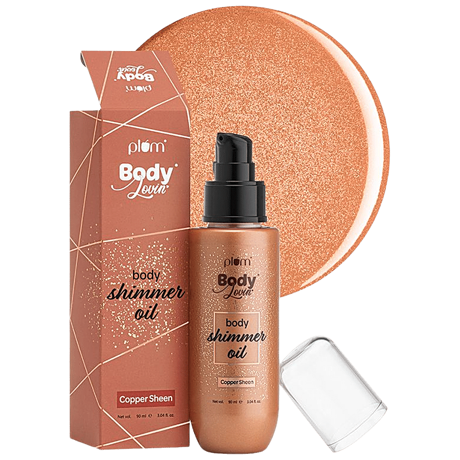 Plum BodyLovin’ Body Shimmer Oil - Copper Sheen