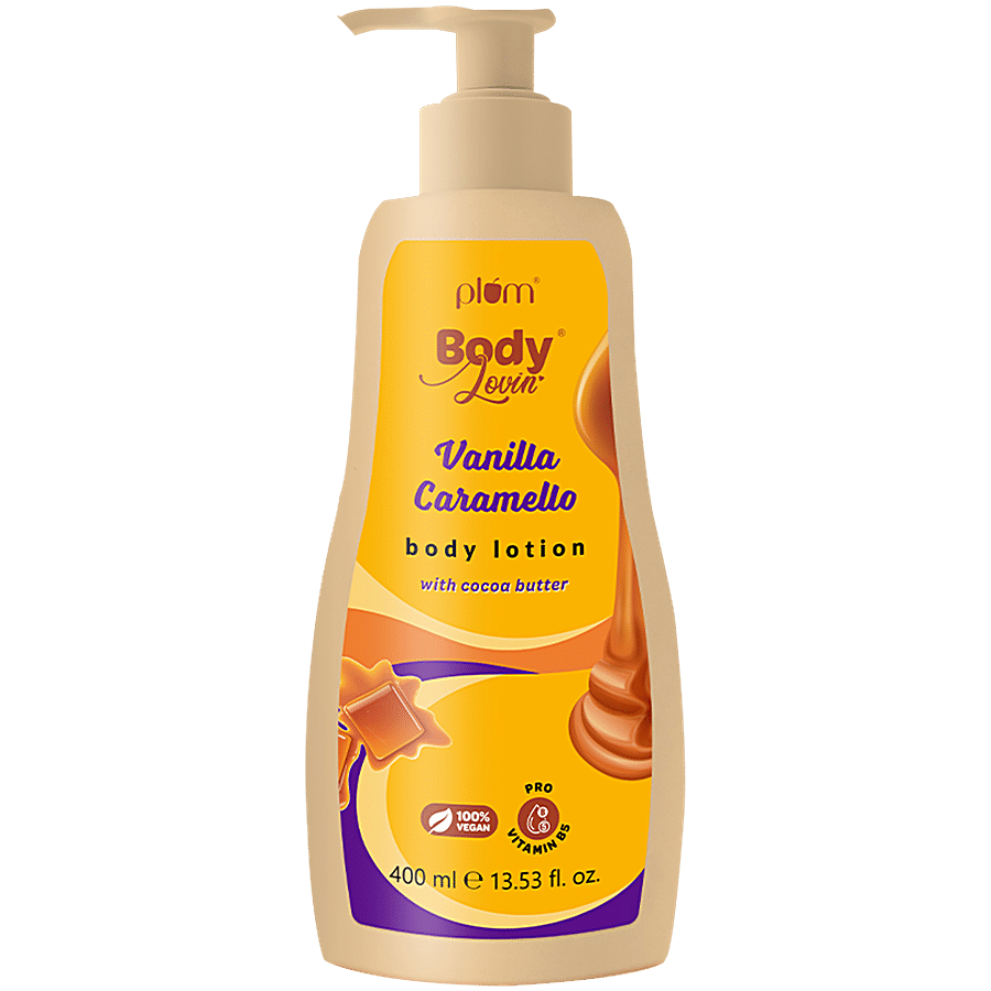 Plum Vanilla Caramello Body Lotion With Cocoa Butter