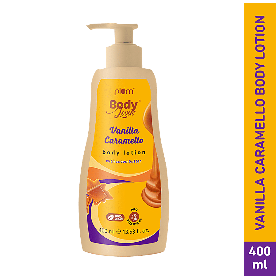 Plum Vanilla Caramello Body Lotion With Cocoa Butter