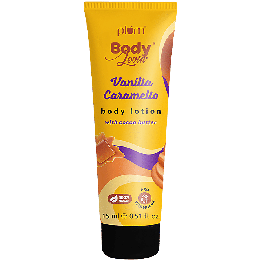 Plum Vanilla Caramello Body Lotion With Cocoa Butter & Pro Vitamin B5