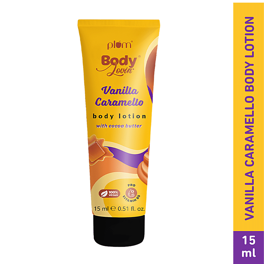 Plum Vanilla Caramello Body Lotion With Cocoa Butter & Pro Vitamin B5