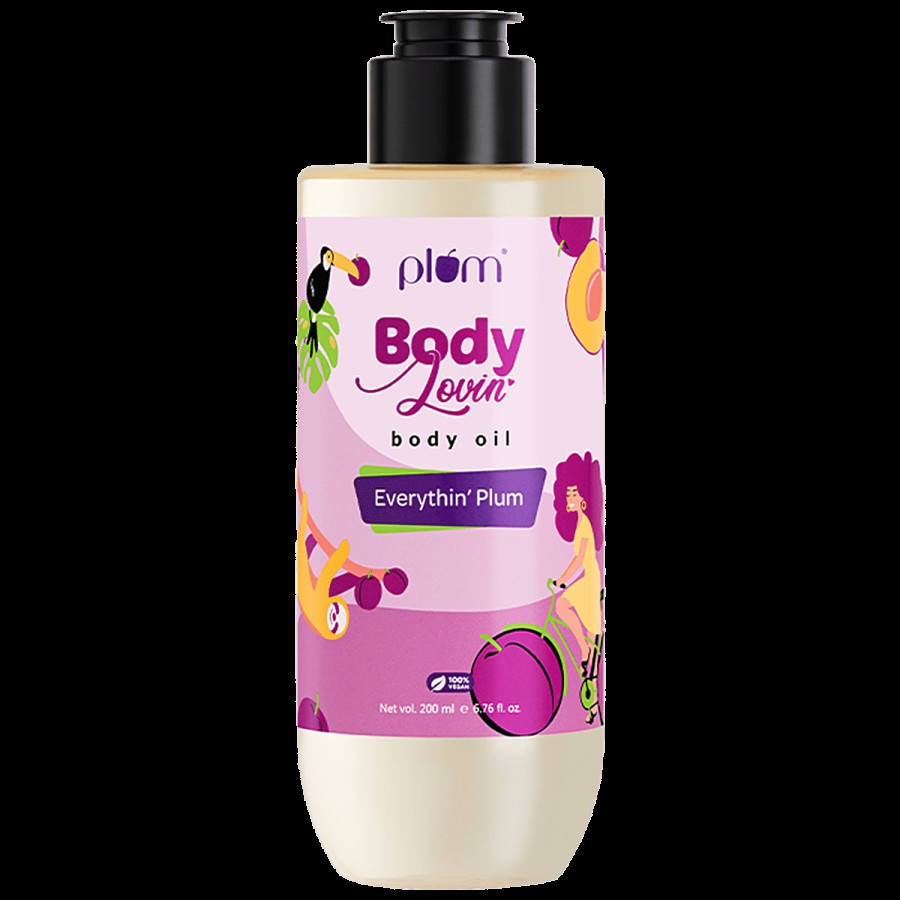 Plum BodyLovin’ Everythin’ Plum Body Oil - Lightweight