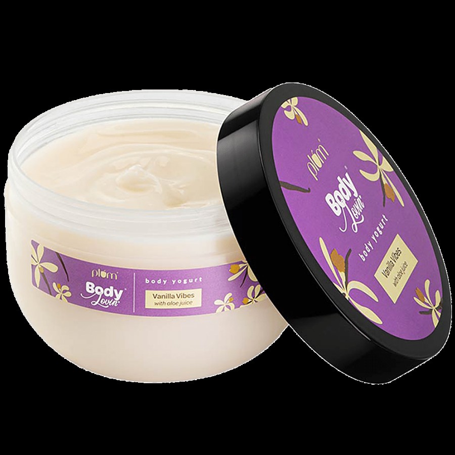 Plum BodyLovin' Vanilla Vibes Body Yogurt - With Aloe Juice