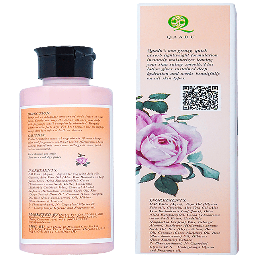 Qaadu Moisturizing Body Lotion - Cocoa Butter