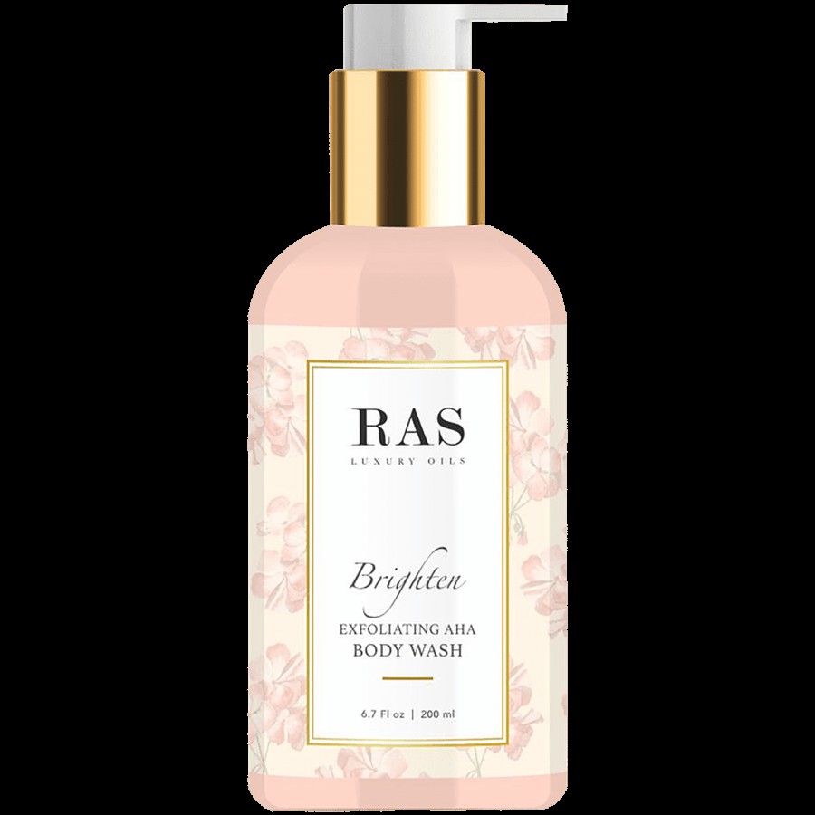 Ras Luxury Oils Brighten Exfoliating AHA Body Wash