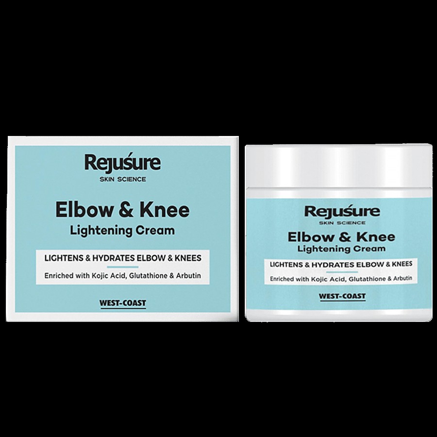 Rejusure Elbow & Knee Lightening Cream - Lightens & Hydrates Elbow & Knees